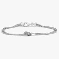 Knot Bracelet in Sterling Silver 